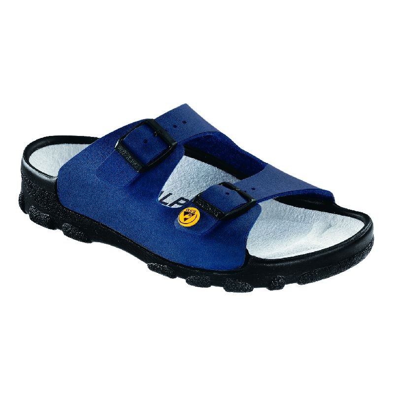 Alpro by Birkenstock P210 ESD vegan ESD sandals Black Blue Birko Flor ...